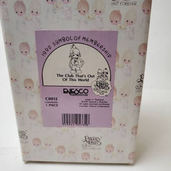 1982 Precious Moments The Club That's Out Of This World C0012 - Picture 7 of 7